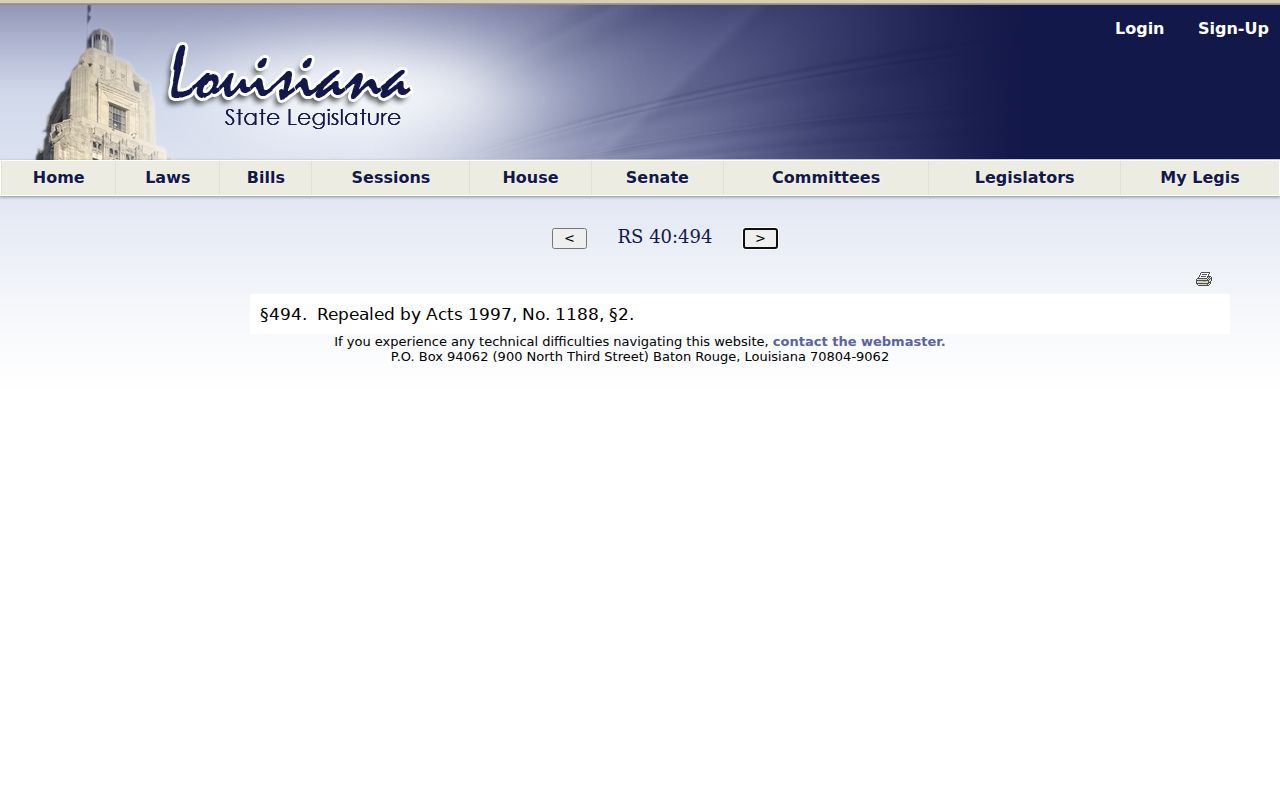 Louisiana law governing public access to criminal records