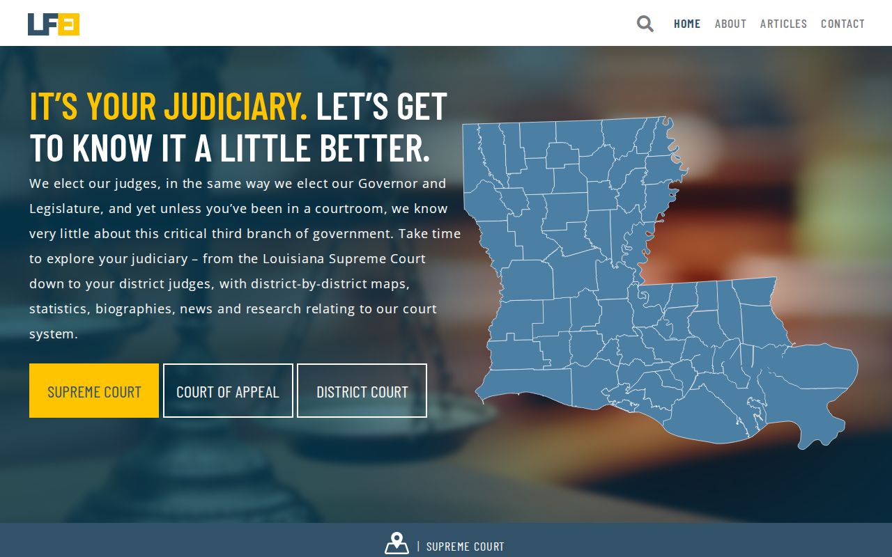 Louisiana judiciary information for St. John the Baptist Parish criminal records