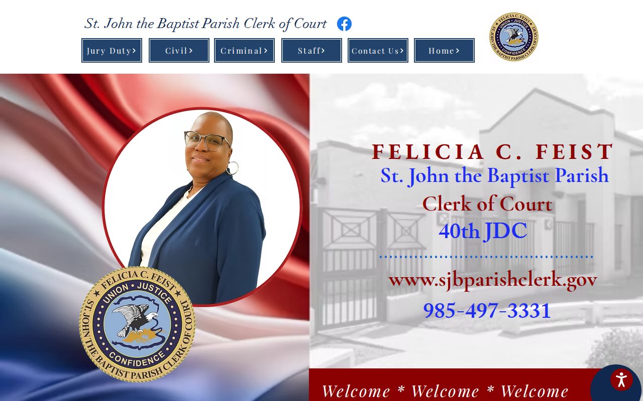St. John the Baptist Parish Clerk criminal court record access