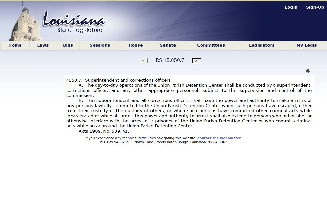 Louisiana criminal-history dissemination statute